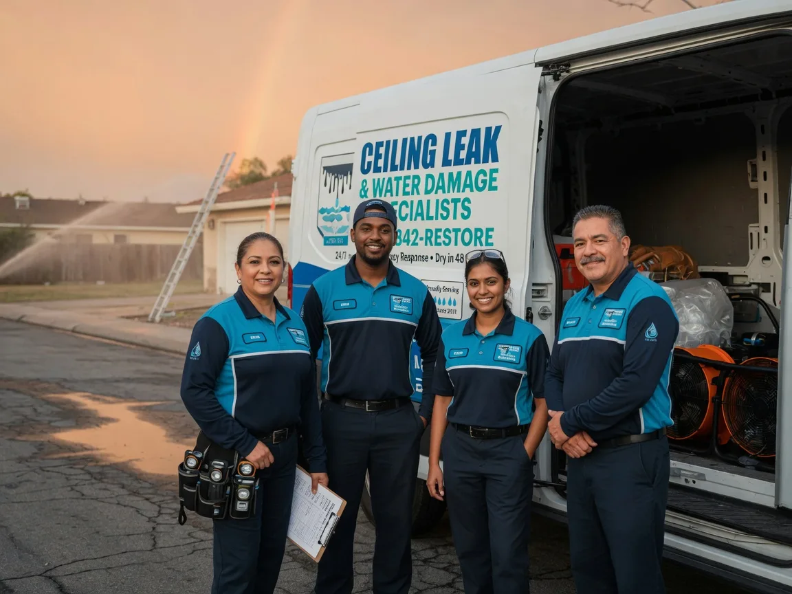 Ceiling Leak Cleanup company in Russells Point, OH